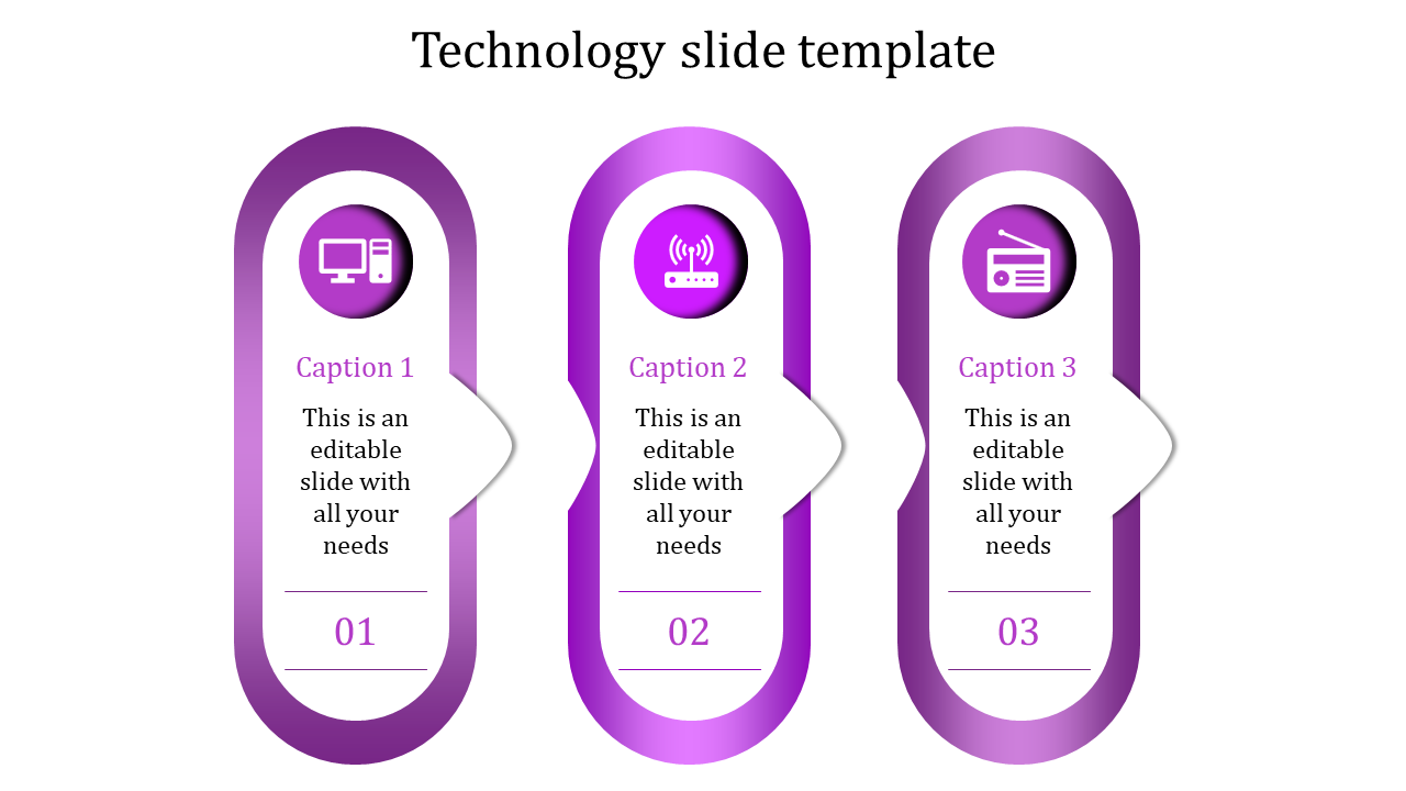 Technology slide template-Technology slide template-purple-3